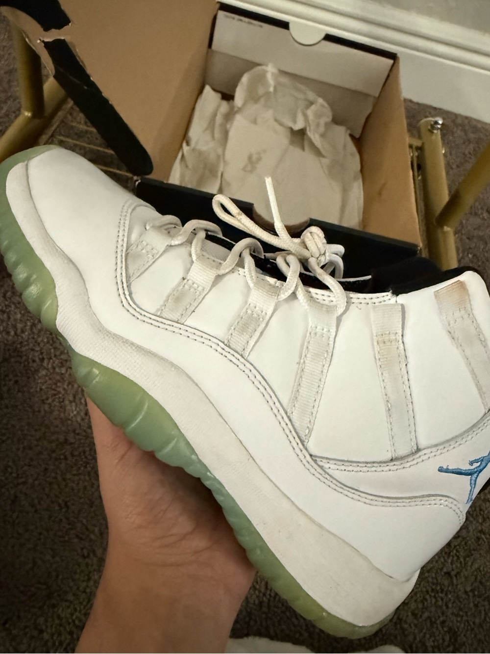 Nike Air Jordan 11 Retro “Legend Blue” 2014 GS 4.5Y / Women’s 6 w/ Original Box - Picture 5 of 8